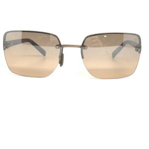 DKNY‎ 7223S 225 Womens Brown Rimless Square Sunglasses 57-17-135 21688